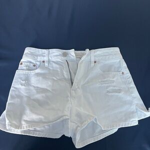 Size 22 PacSun White Jean Shorts Regular Fit Summer Essential